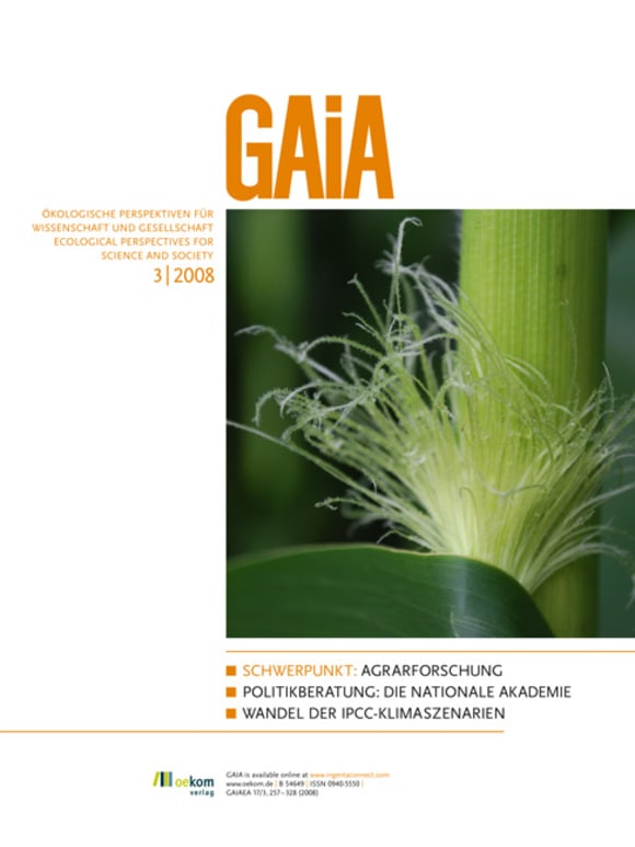 Cover: Schwerpunkt: Agrarforschung – Globale Perspektiven