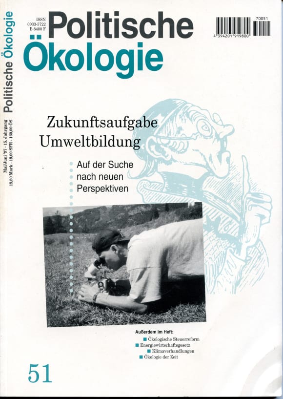 Cover: Zukunftsaufgabe Umweltbildung