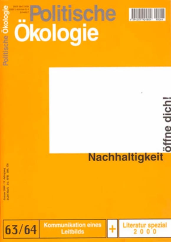 Cover: Nachhaltigkeit öffne Dich!