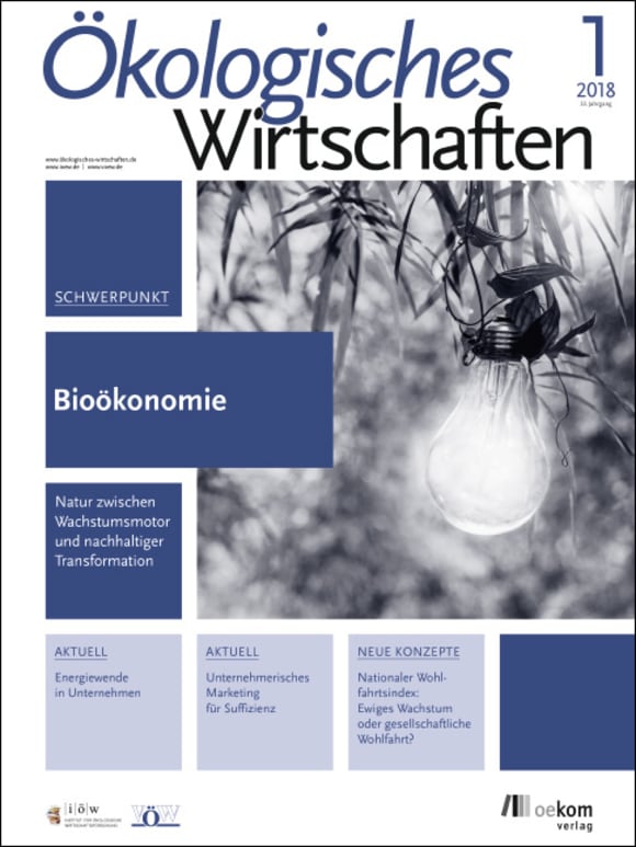 Cover: Bioökonomie