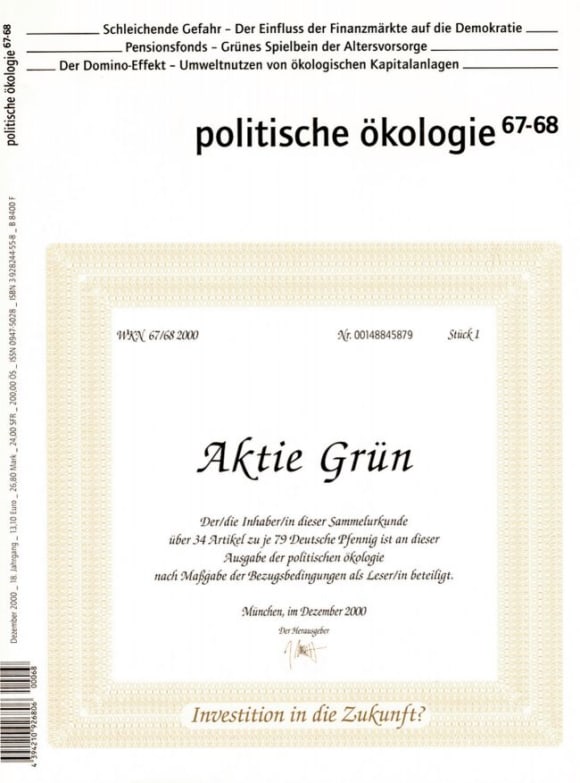 Cover: Aktie Grün