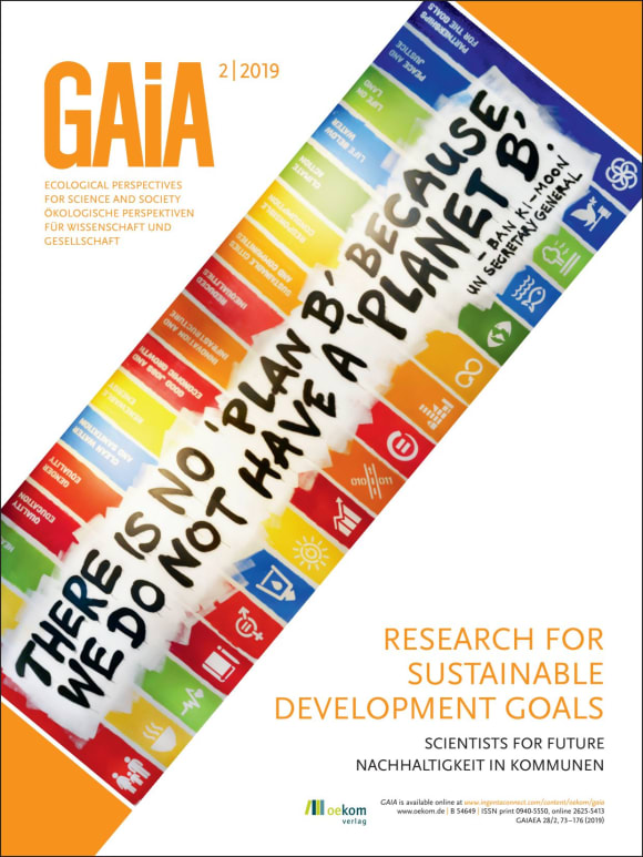 Cover: Research for Sustainable Development Goals