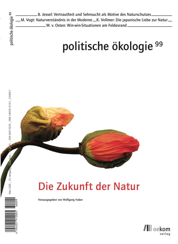 Cover: Die Zukunft der Natur