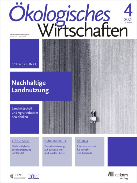 Cover: Nachhaltige Landnutzung