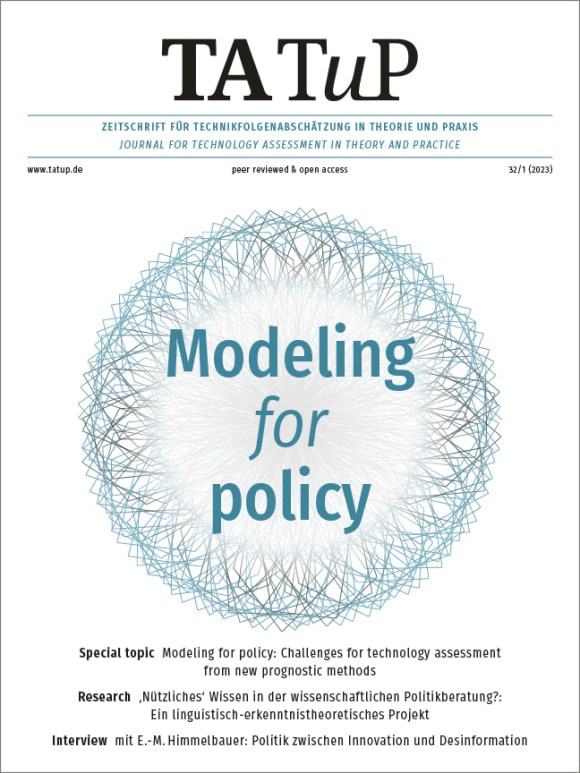 Cover: Modeling for Policy