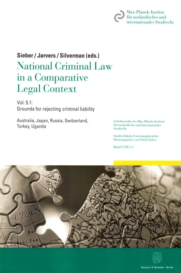 Cover National Criminal Law in a Comparative Legal Context