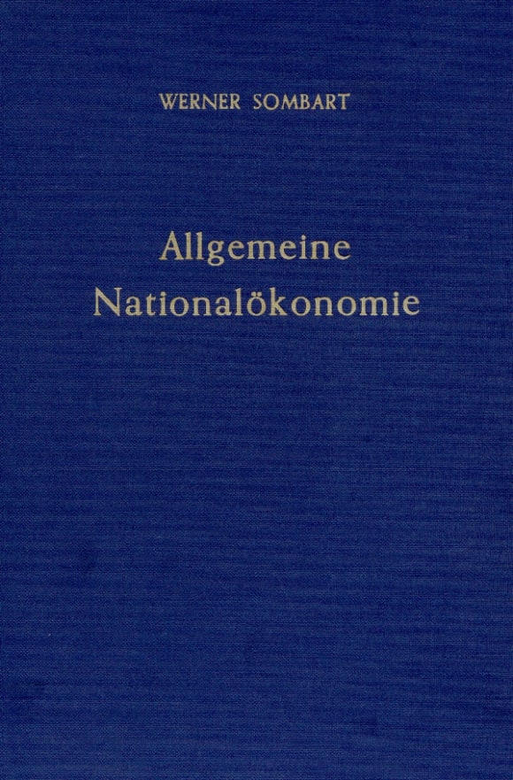 Cover Allgemeine Nationalökonomie