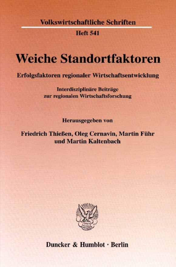 Cover Weiche Standortfaktoren