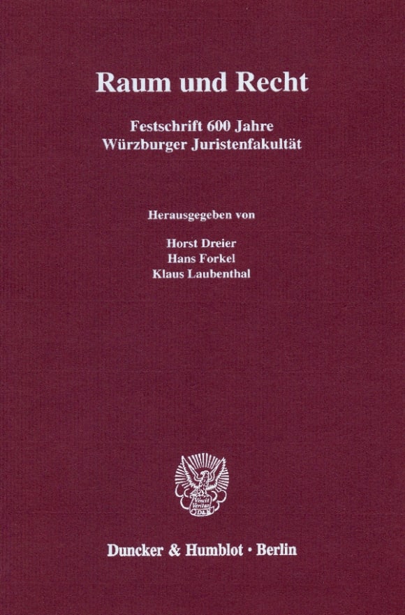 Cover Raum und Recht