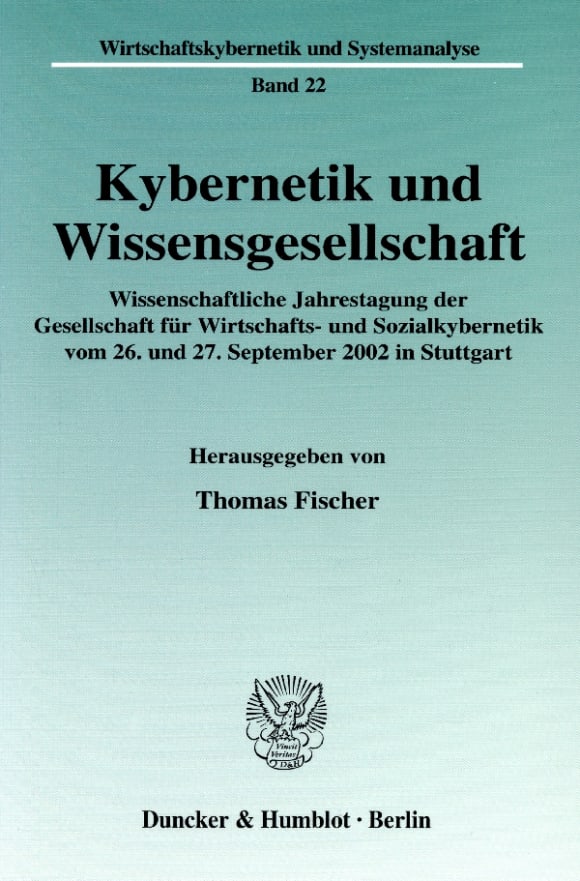 Cover Kybernetik und Wissensgesellschaft