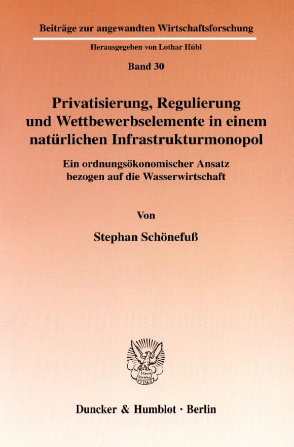 Cover Beiträge zur angewandten Wirtschaftsforschung (AWF)