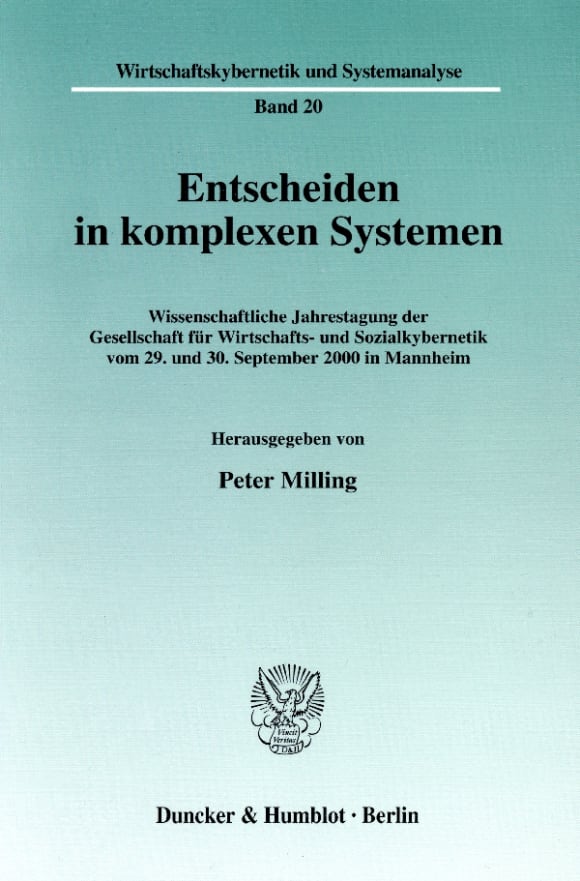 Cover Entscheiden in komplexen Systemen