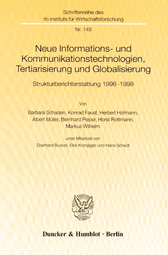 Cover Neue Informations- und Kommunikationstechnologien, Tertiarisierung und Globalisierung