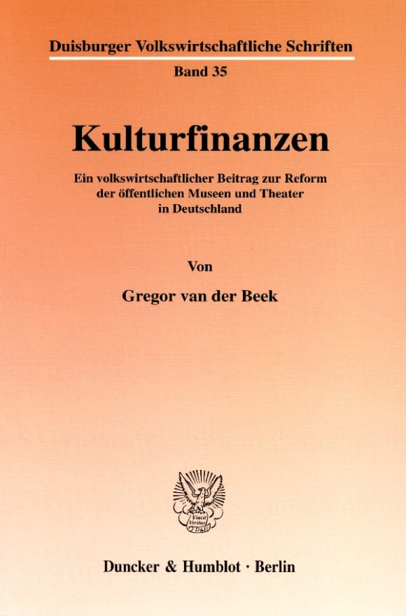 Cover Kulturfinanzen