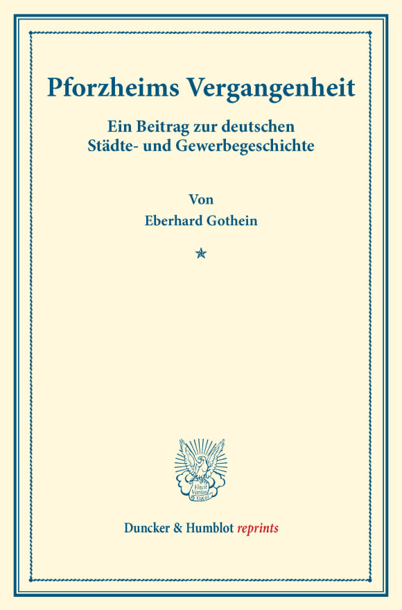 Cover Pforzheims Vergangenheit