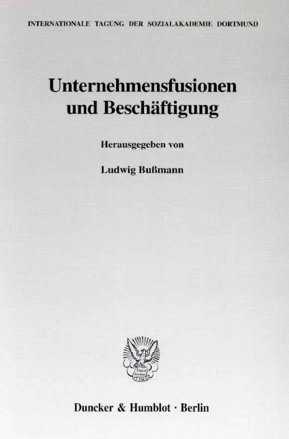 Cover Internationale Tagungen der Sozialakademie Dortmund (TSD)