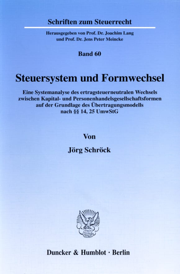 Cover Steuersystem und Formwechsel