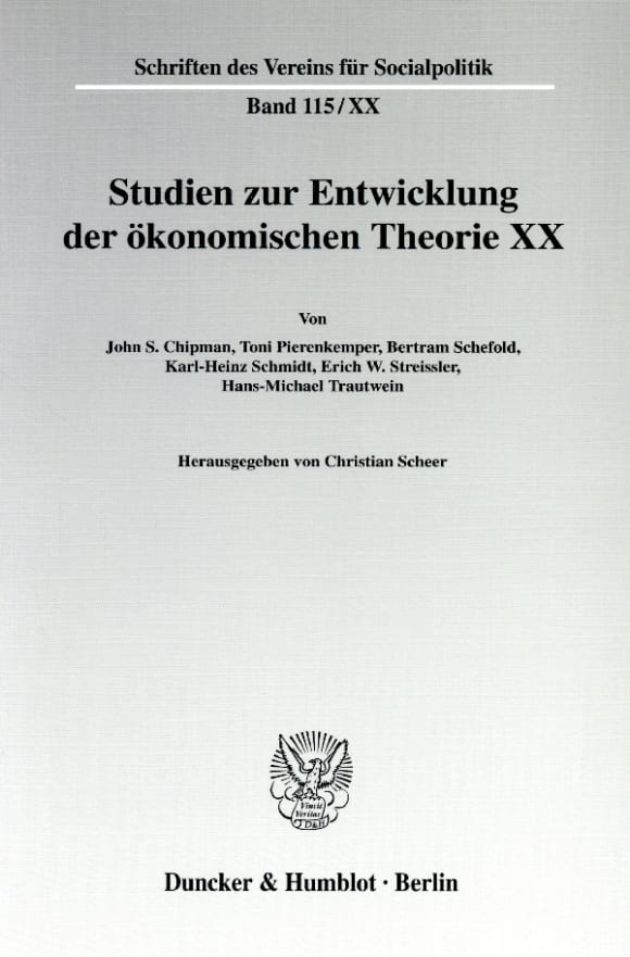 Cover Die Ältere Historische Schule: Wirtschaftstheoretische Beiträge und wirtschaftspolitische Vorstellungen