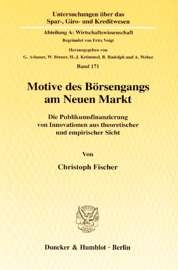 Cover Motive des Börsengangs am Neuen Markt