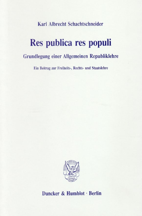 Cover Res publica res populi