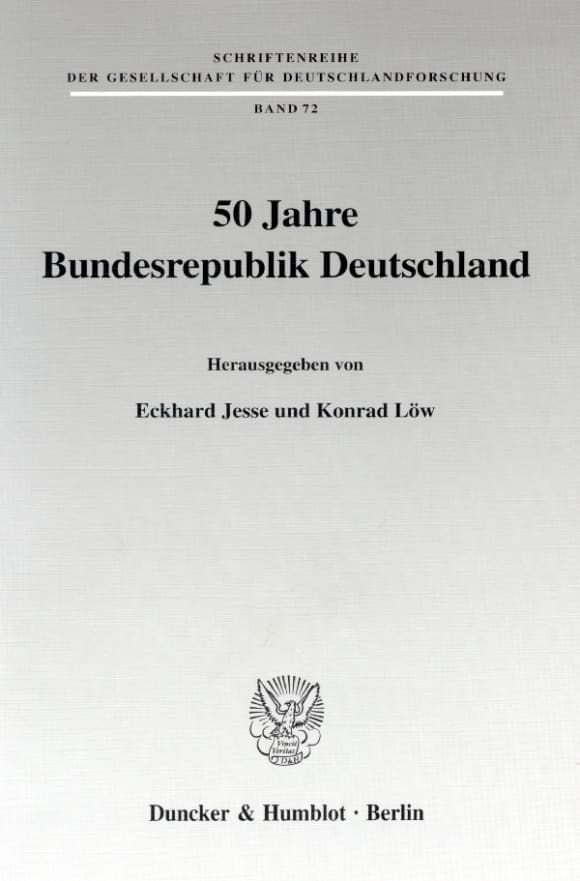 Cover 50 Jahre Bundesrepublik Deutschland