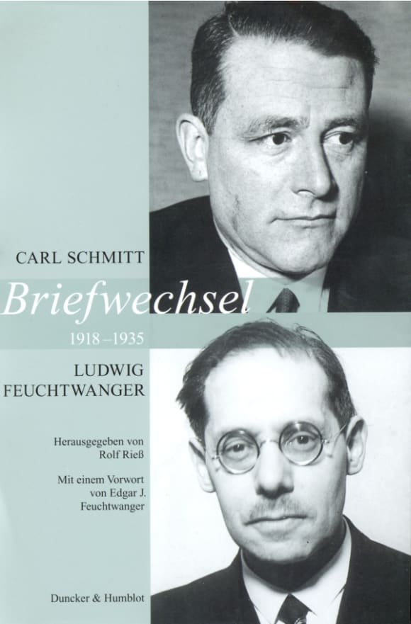 Cover Briefwechsel 1918–1935