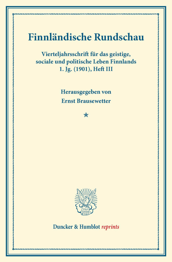 Cover Finnländische Rundschau