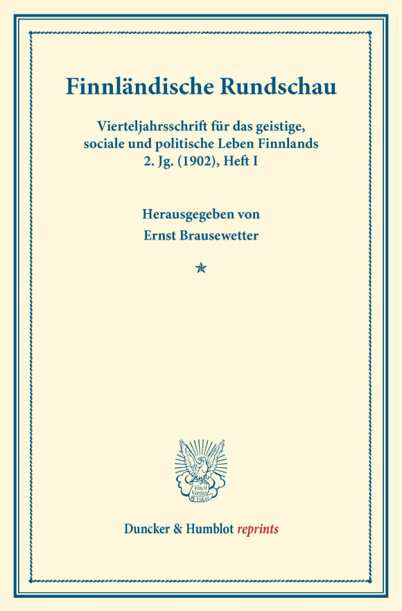 Cover Finnländische Rundschau