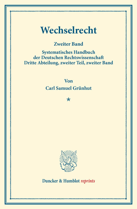 Cover Wechselrecht