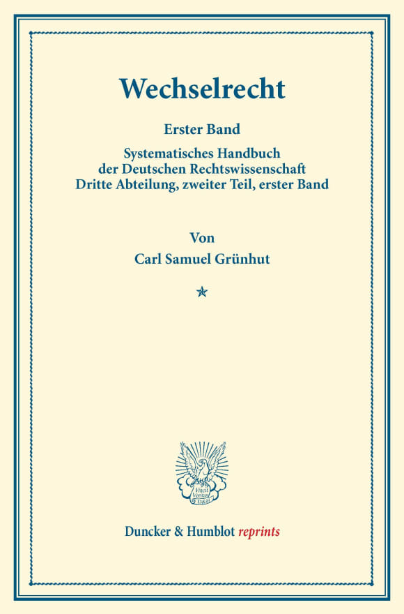 Cover Wechselrecht