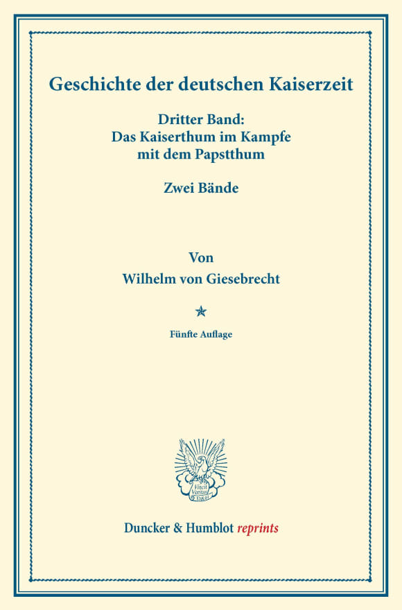 Cover Geschichte der deutschen Kaiserzeit