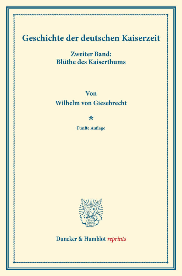 Cover Geschichte der deutschen Kaiserzeit