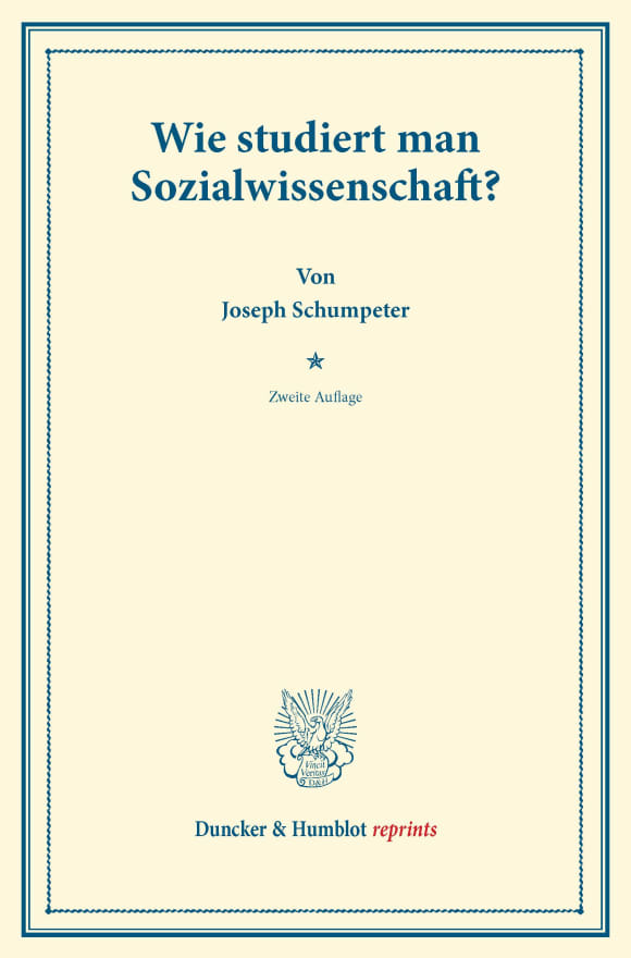 Cover Wie studiert man Sozialwissenschaft?