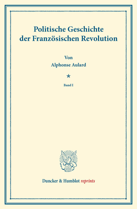 Cover Politische Geschichte der Französischen Revolution