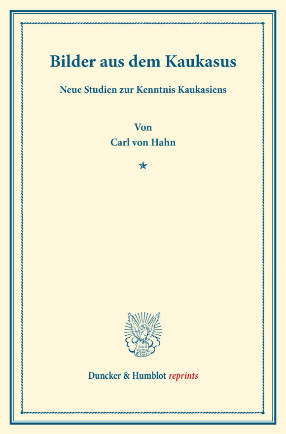 Cover Bilder aus dem Kaukasus