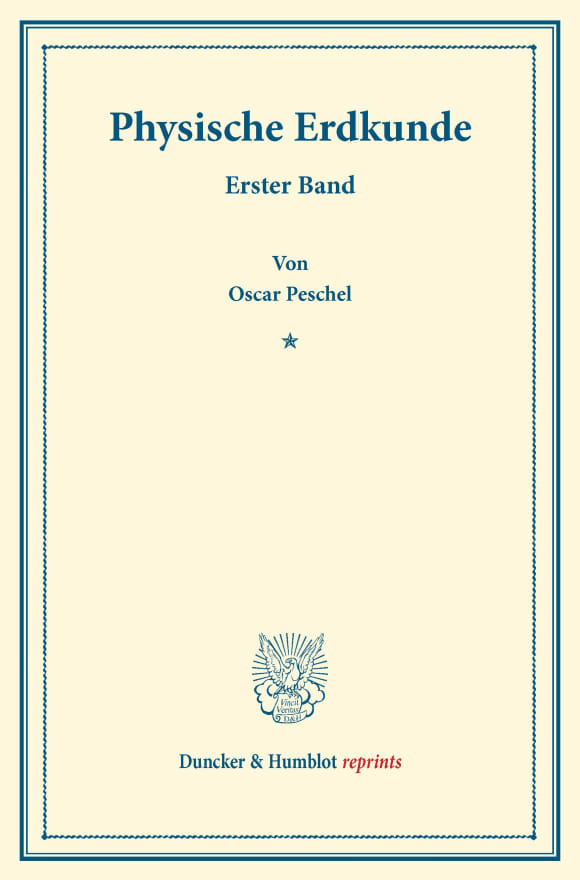 Cover Physische Erdkunde