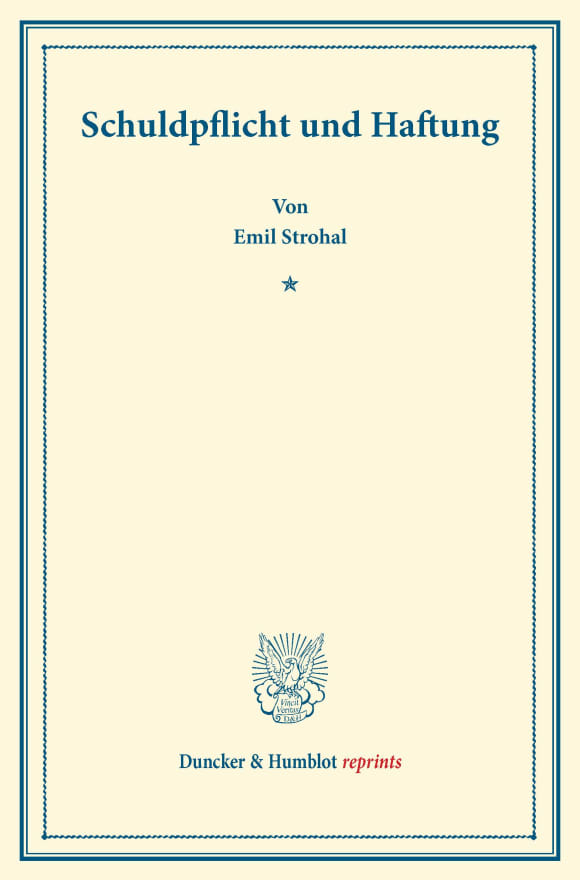 Cover Schuldpflicht und Haftung