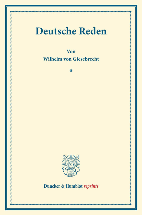 Cover Deutsche Reden