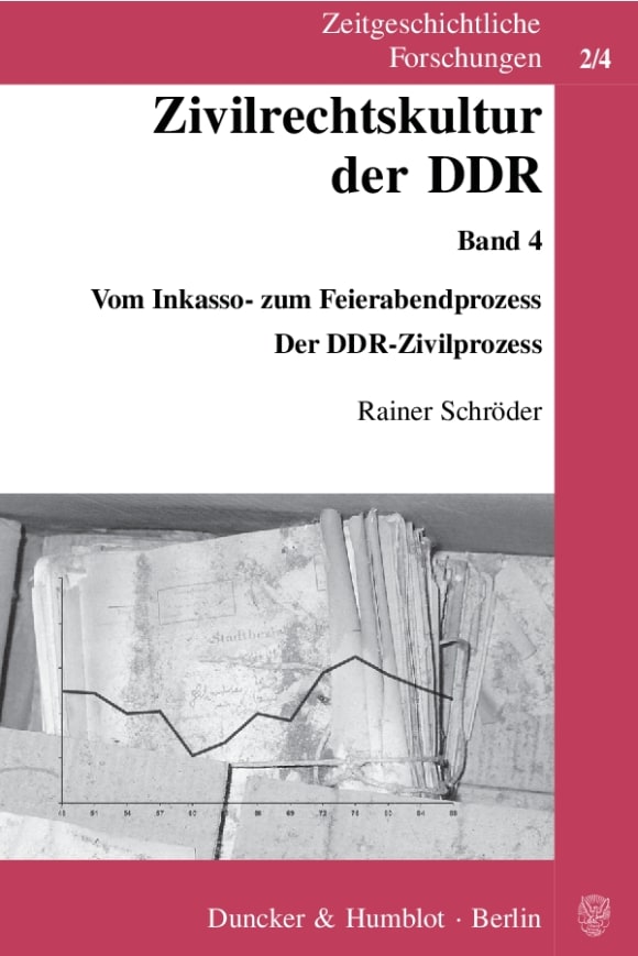 Cover Zivilrechtskultur der DDR