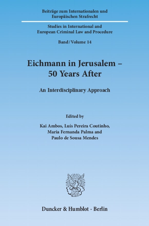 Cover Eichmann in Jerusalem – 50 Years After