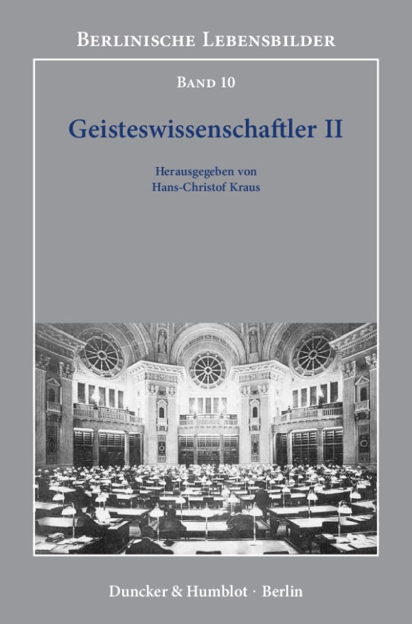 Cover Geisteswissenschaftler II