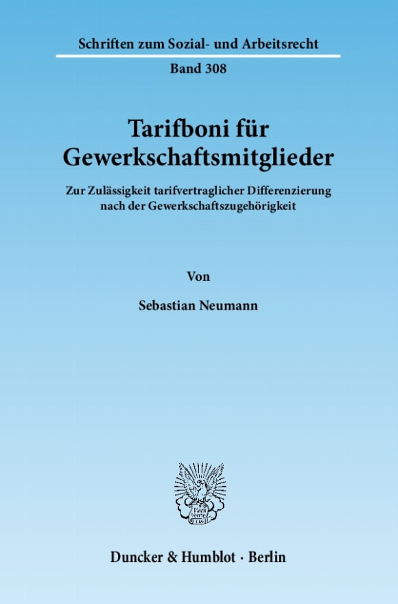 Cover Tarifboni für Gewerkschaftsmitglieder