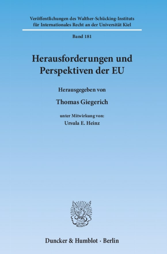 Cover Herausforderungen und Perspektiven der EU