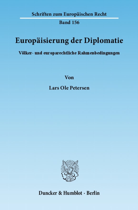 Cover Europäisierung der Diplomatie