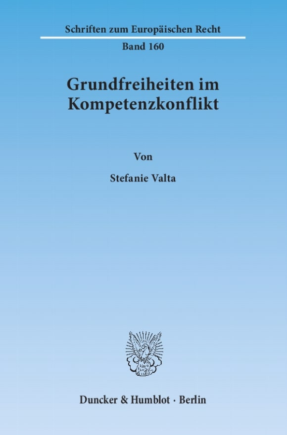 Cover Grundfreiheiten im Kompetenzkonflikt