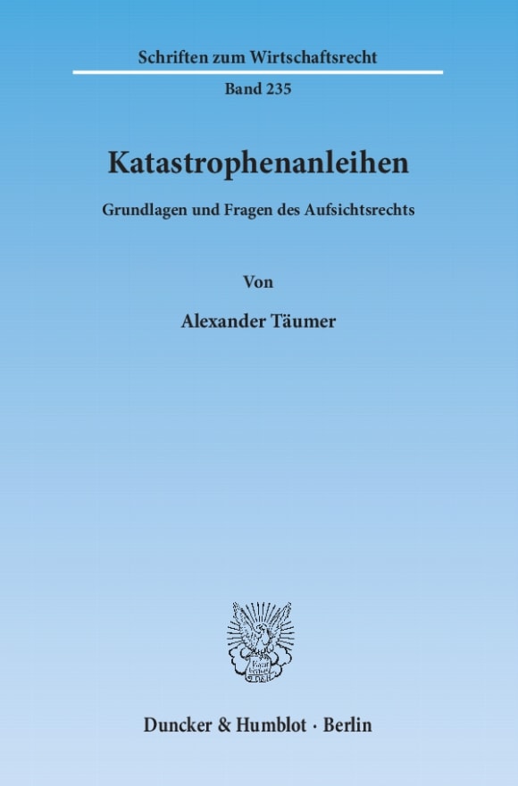 Cover Katastrophenanleihen