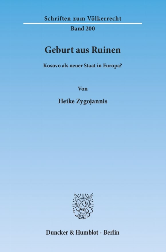 Cover Geburt aus Ruinen