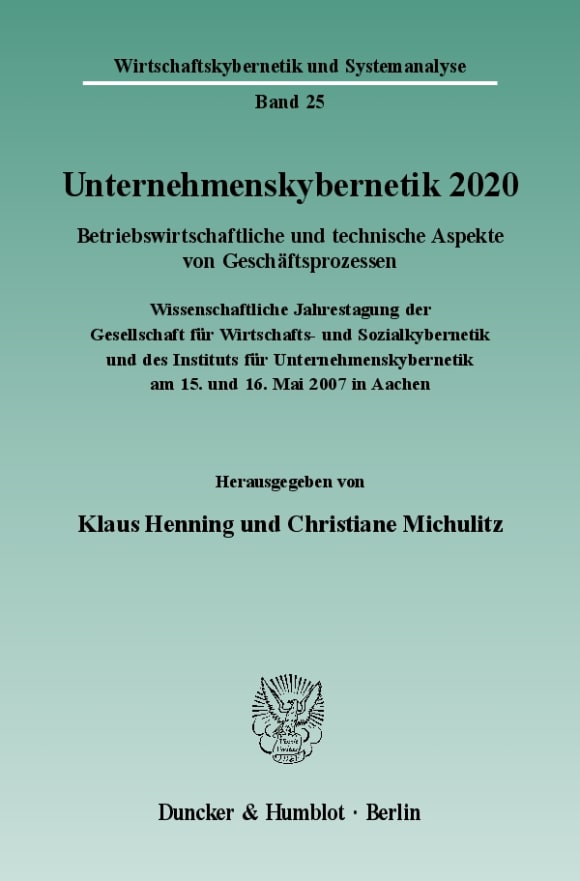 Cover Unternehmenskybernetik 2020