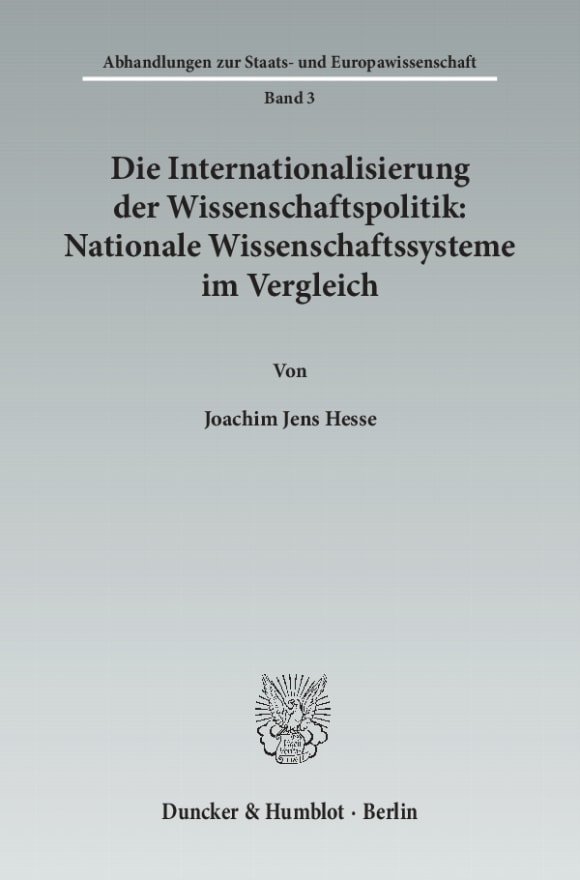 Cover Abhandlungen zur Staats- und Europawissenschaft (ASE)