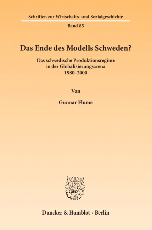 Cover Das Ende des Modells Schweden?